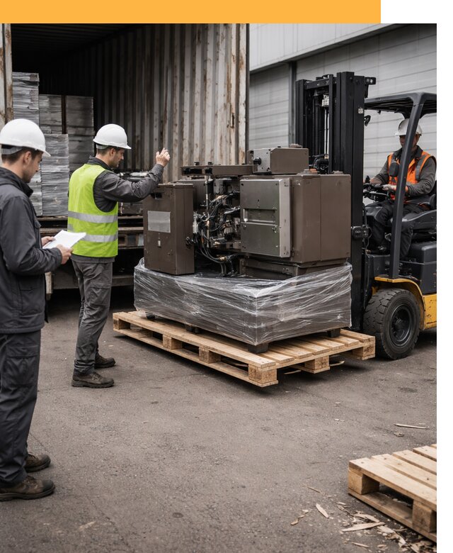 Доставка промышленного оборудования из Европы от 49446