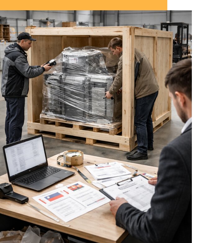 Доставка промышленного оборудования из США от 71422 руб