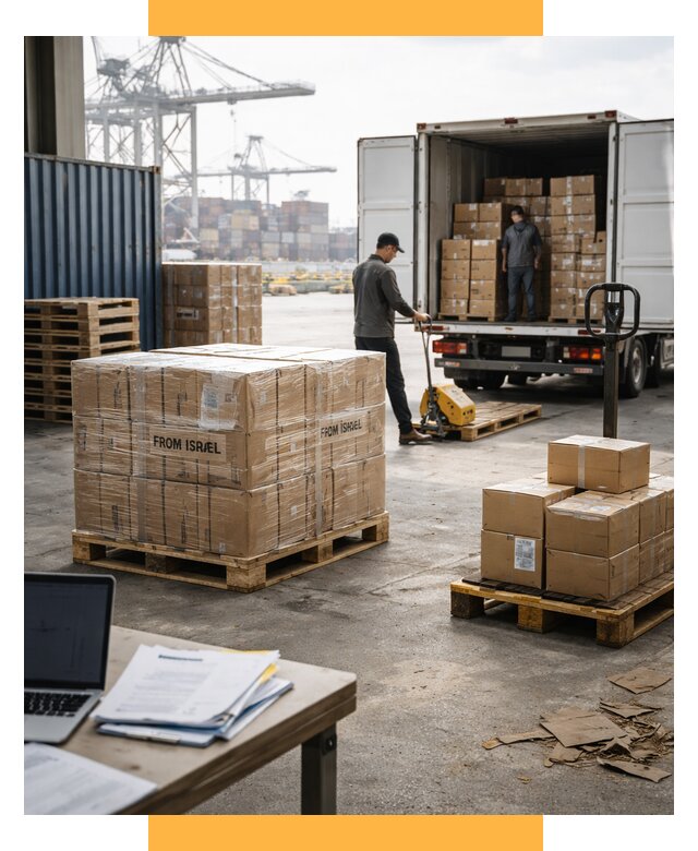 Доставка грузов из Израиля от 16482 р., логистика от СетСервис-Лкс
