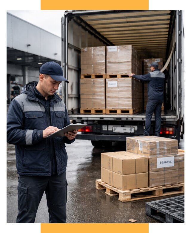 Доставка грузов из Беларуси от 16482 р. логистика СетСервис-Лкс