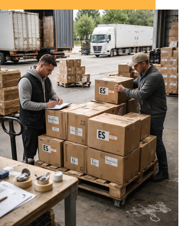 Доставка грузов в Испанию автотранспортом от 38458 руб