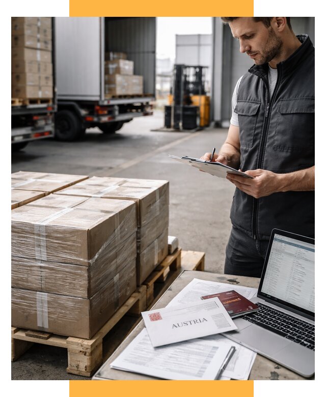 Доставка в Австрию от 71422 р. Логистика и экспорт СетСервис-Лкс