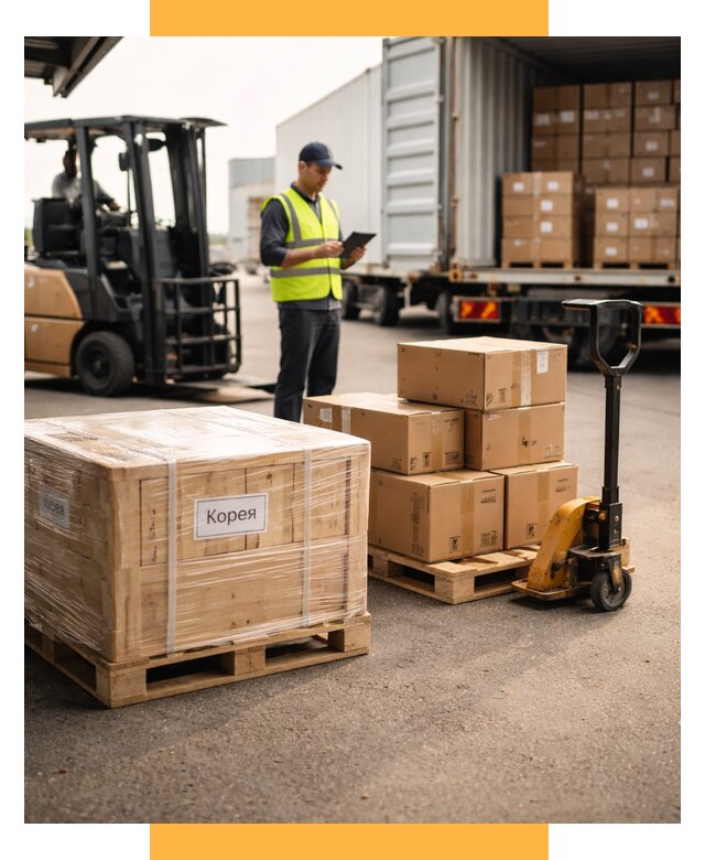 Доставка грузов в Корею из России от 38458 р. | СетСервис-Лкс