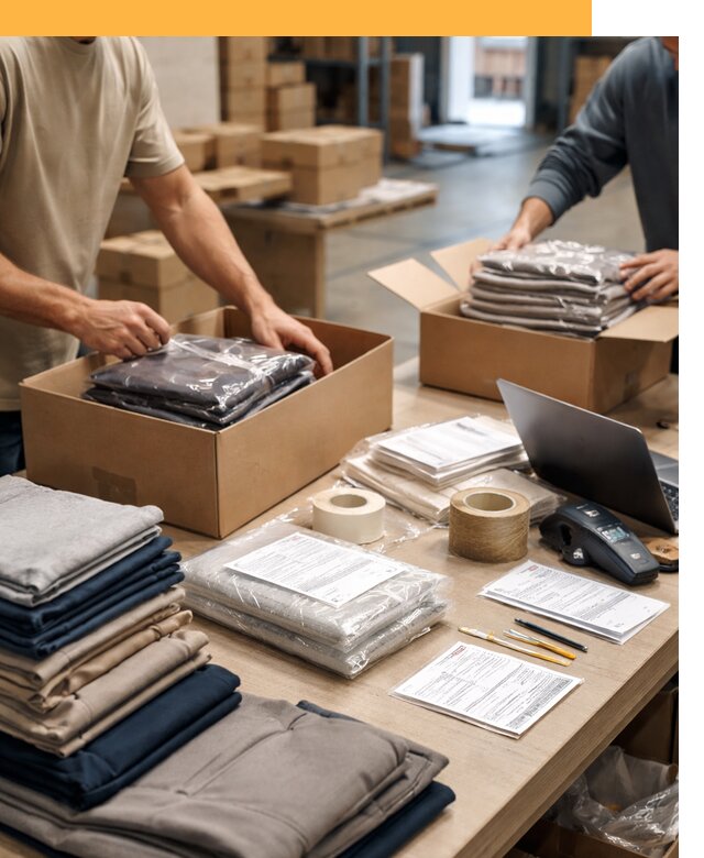 Перевозка одежды по миру от 8241 руб. с таможенным оформлением