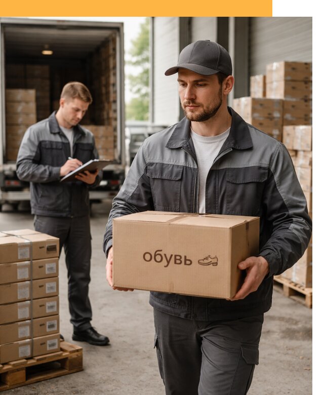 Международная перевозка обуви с таможенным оформлением от 4945