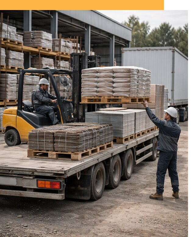 Перевозка строительных материалов по миру от 6043 руб