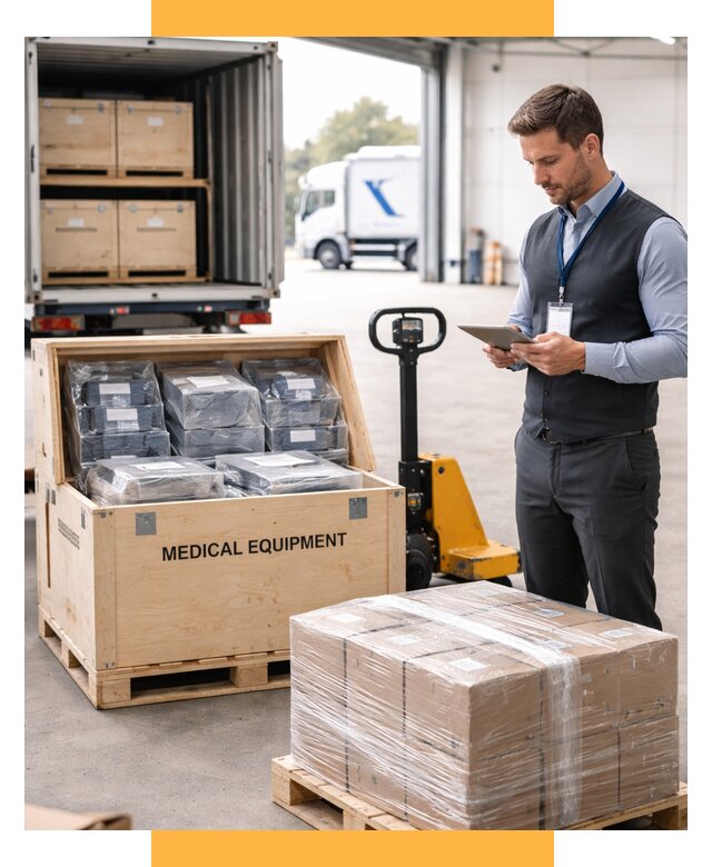 Перевозка медицинского оборудования от 16482 р. в СетСервис-Лкс