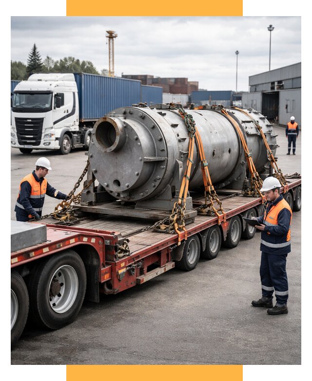 Перевозка тяжеловесных грузов под ключ от 164820 р. | СетСервис-Лкс