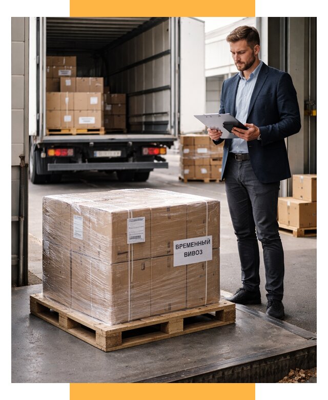 Временный вывоз товаров под ключ от 8790 р. | СетСервис-Лкс