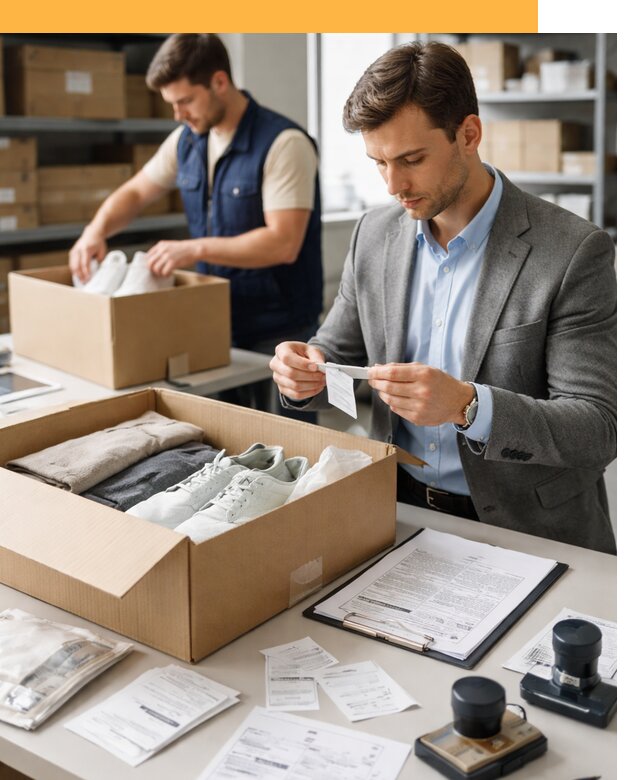 Таможенное оформление одежды и обуви по выгодной цене от 7142 руб