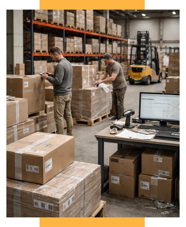 Склад консолидации в Европе от 7142 р., услуги СетСервис-Лкс