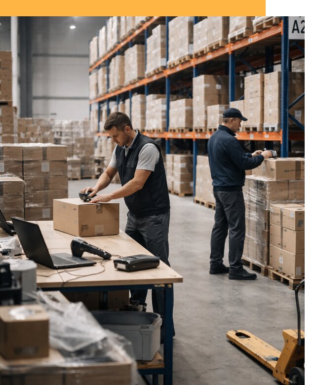 Склад консолидации в Европе: хранение, сортировка от 7142